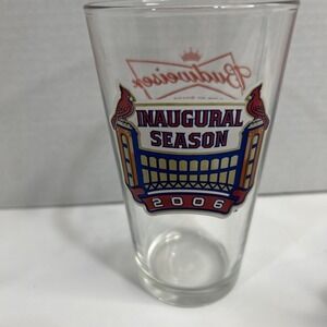 "2006 Inaugural Season"- St. Louis Cardinals Baseball Pint Glass - Busch Stadium